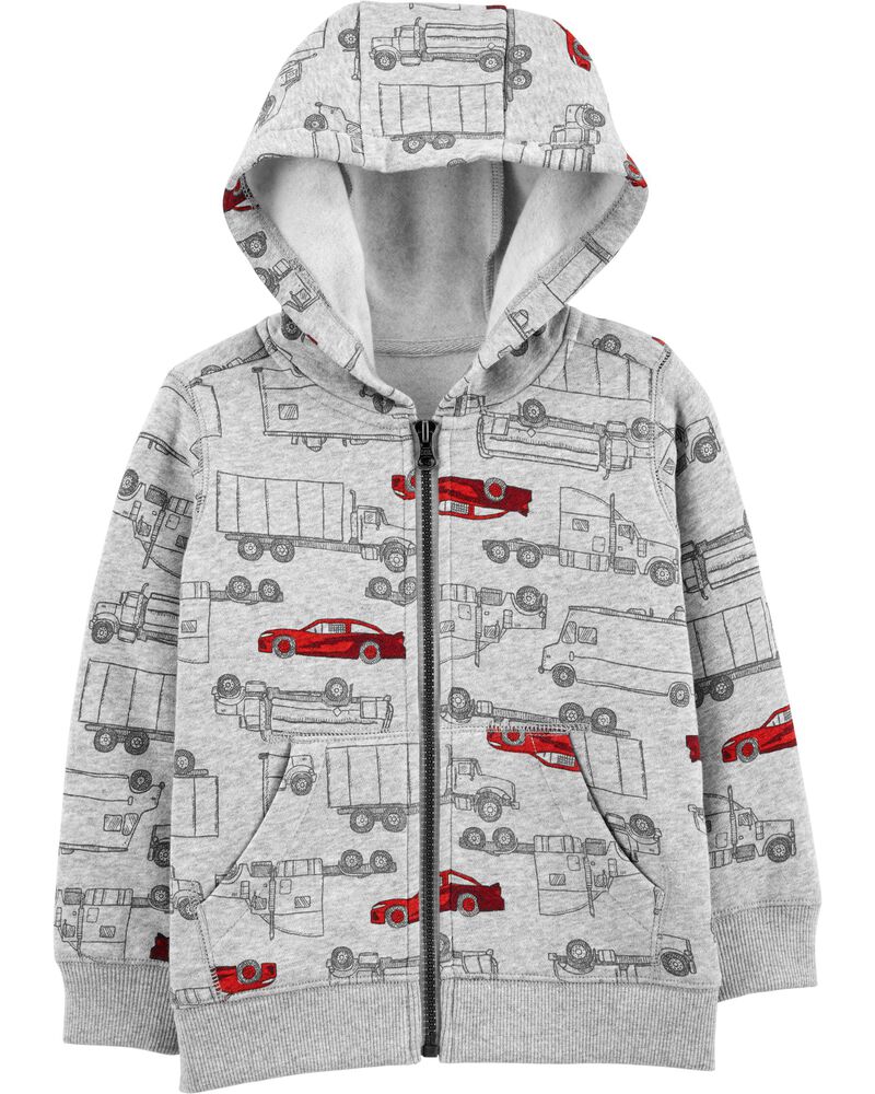 Carters Boys Front Zip-up Fleece Jacket